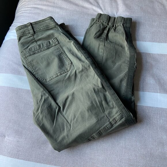 EUC By Anthropologie The Richie Slim Joggers in Moss Sz 2 - Picture 8 of 9
